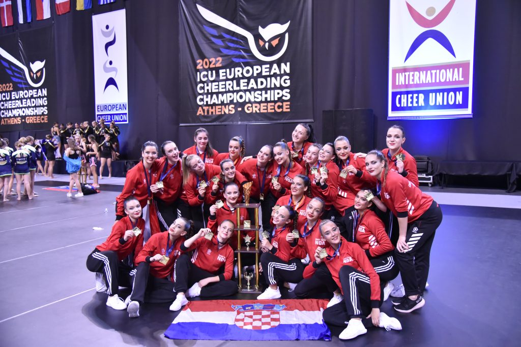 Cheerleading klub Noa donosi zlatnu medalju Hrvatskoj na Europskom prvenstvu!